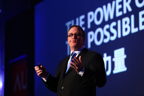 歐特克公司全球高級副總裁、亞太區(qū)總裁魏柏德